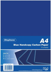 Stephens A4 Blue Carbon Paper - 10 sheet pack