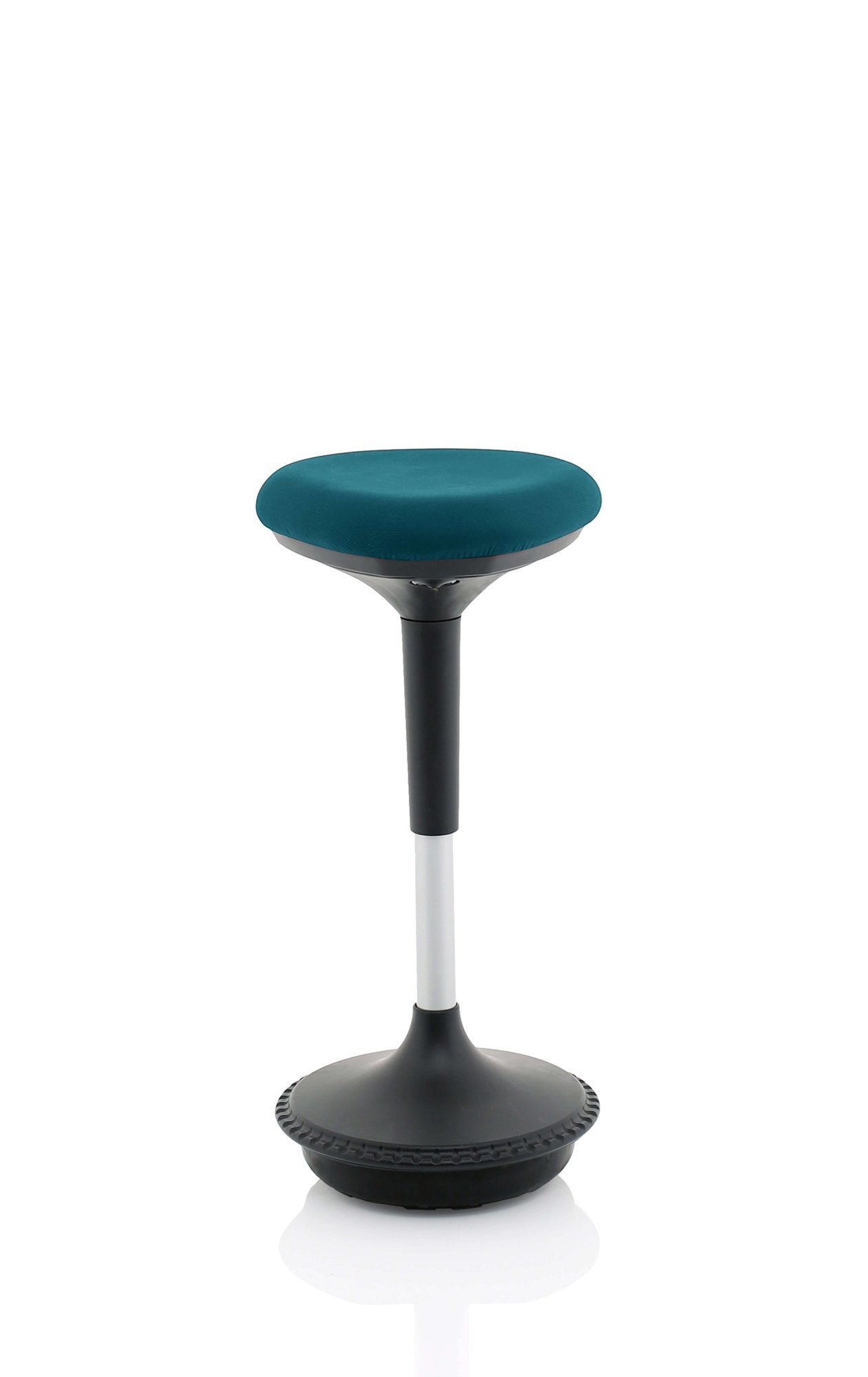Sitall Deluxe Visitor Stool Bespoke Seat Maringa Teal KCUP1550 DD