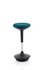 Sitall Deluxe Visitor Stool Bespoke Seat Maringa Teal KCUP1550 DD