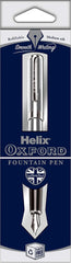 Helix Oxford Stainless Steel Fountain Pen – Premium Ink