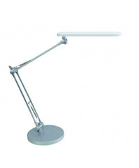 Alba Trek LED Desk Lamp White and Silver LEDTREK BC UK