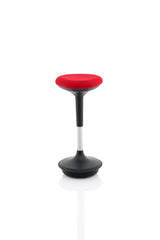 Sitall Deluxe Vistor Stool Fabric Seat Red BR000215 DD