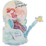 Disney Ariel & Flounder Design Daughter Birthday Card