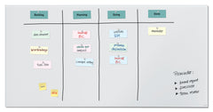 Artverum Magnetic Glass Drywipe Board Matt Super White 2000x1000 - GL525 DD