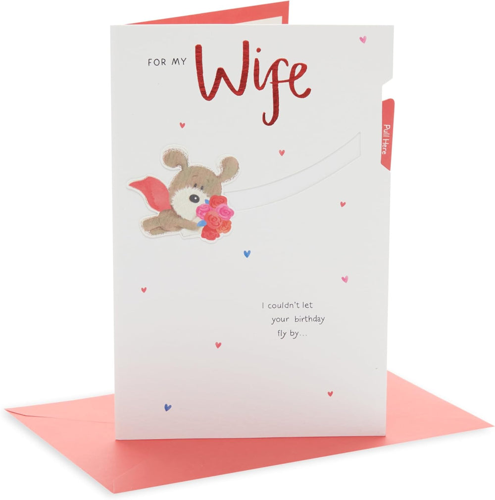 Birthday Card for Wife – Elegant & Heartfelt Design (135)