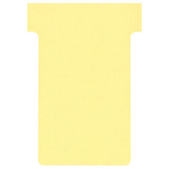 Nobo T-Cards A50 Size 2 Yellow (Pack 100) 2002004