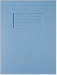 Silvine EX106-9x7 Exercise Book 7mm Square Blue