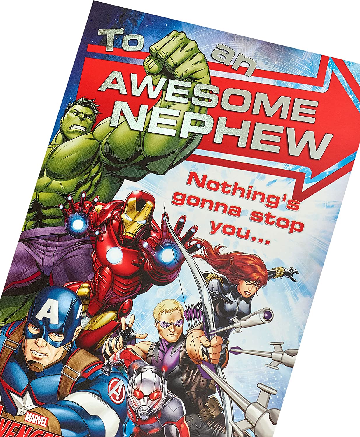 Marvel Awesome Nephew Birthday Card