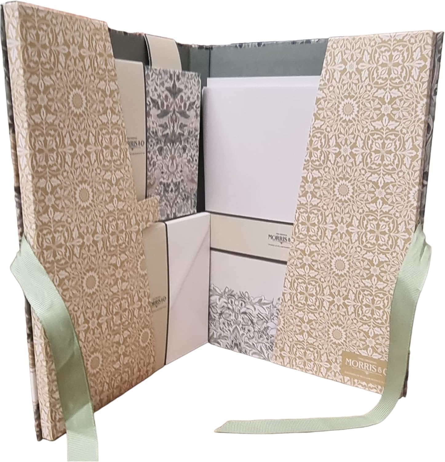 William Morris-themed stationery writing set by GBCC featuring vintage-inspired paper, envelopes, and writing accessories.