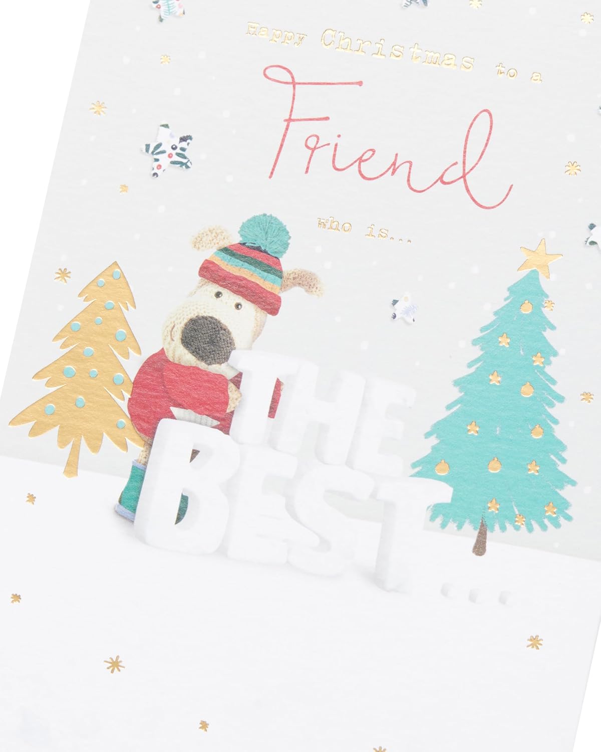 Boofle To A Friend Who Is The Best – Cute Christmas Greeting Card