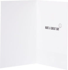 Silver Foil Smiley World Birthday Card – Perfect for Boys and Him