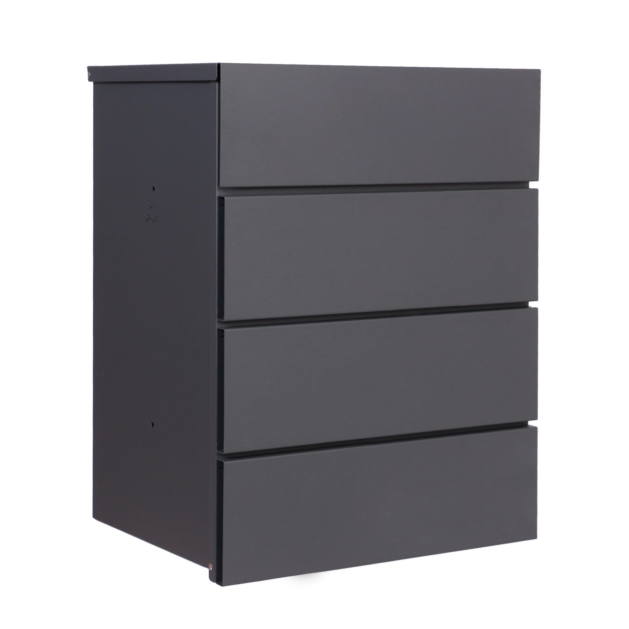 Phoenix Top Loading Pacel Box Graphite Grey with Key Lock - PB1331AAK DD