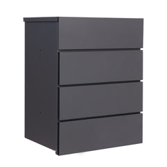Phoenix Top Loading Pacel Box Graphite Grey with Key Lock - PB1331AAK DD