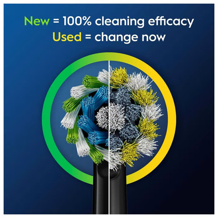 Oral-B Cross Action Brush Heads Side View