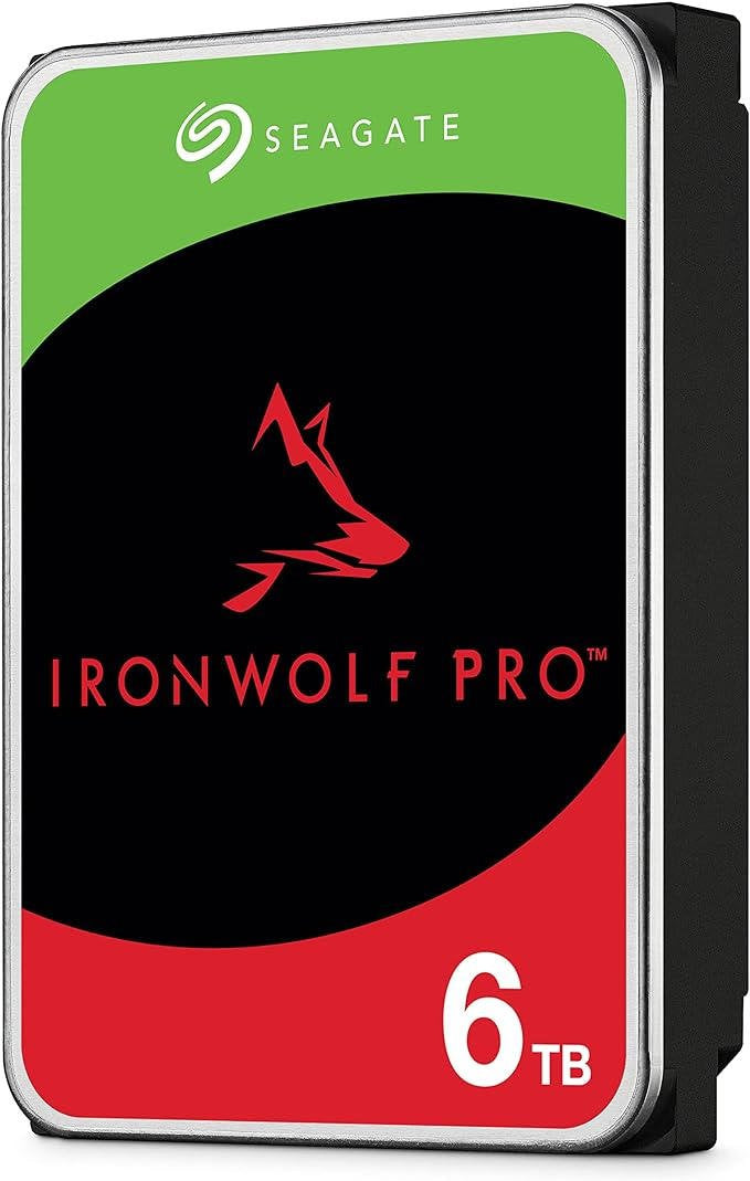 Seagate 6TB Ironwolf Pro 72 SATA 3.5 Inch Internal Hard Drive