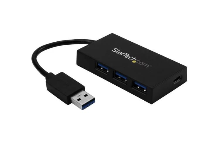 StarTech.com 4 Port USB 3.0 Hub 3x USB A and 1x USBC