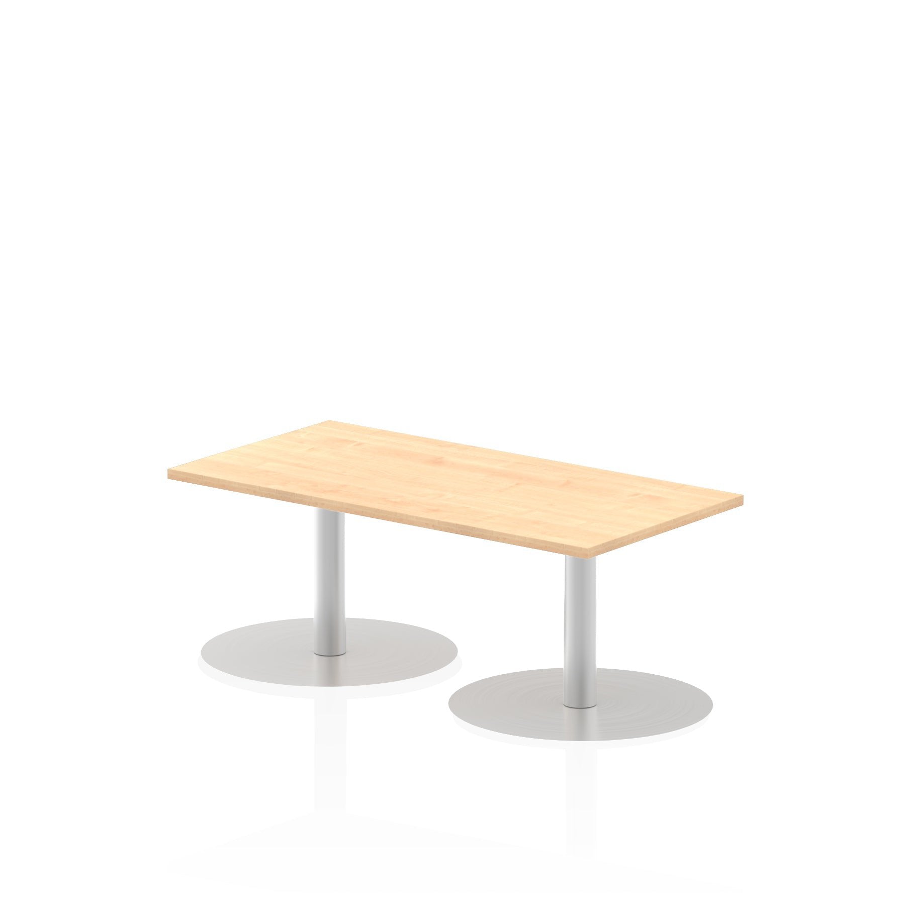 Dynamic Italia 1200 x 600mm Poseur Rectangular Table Maple Top 475mm High Leg ITL0229 DD
