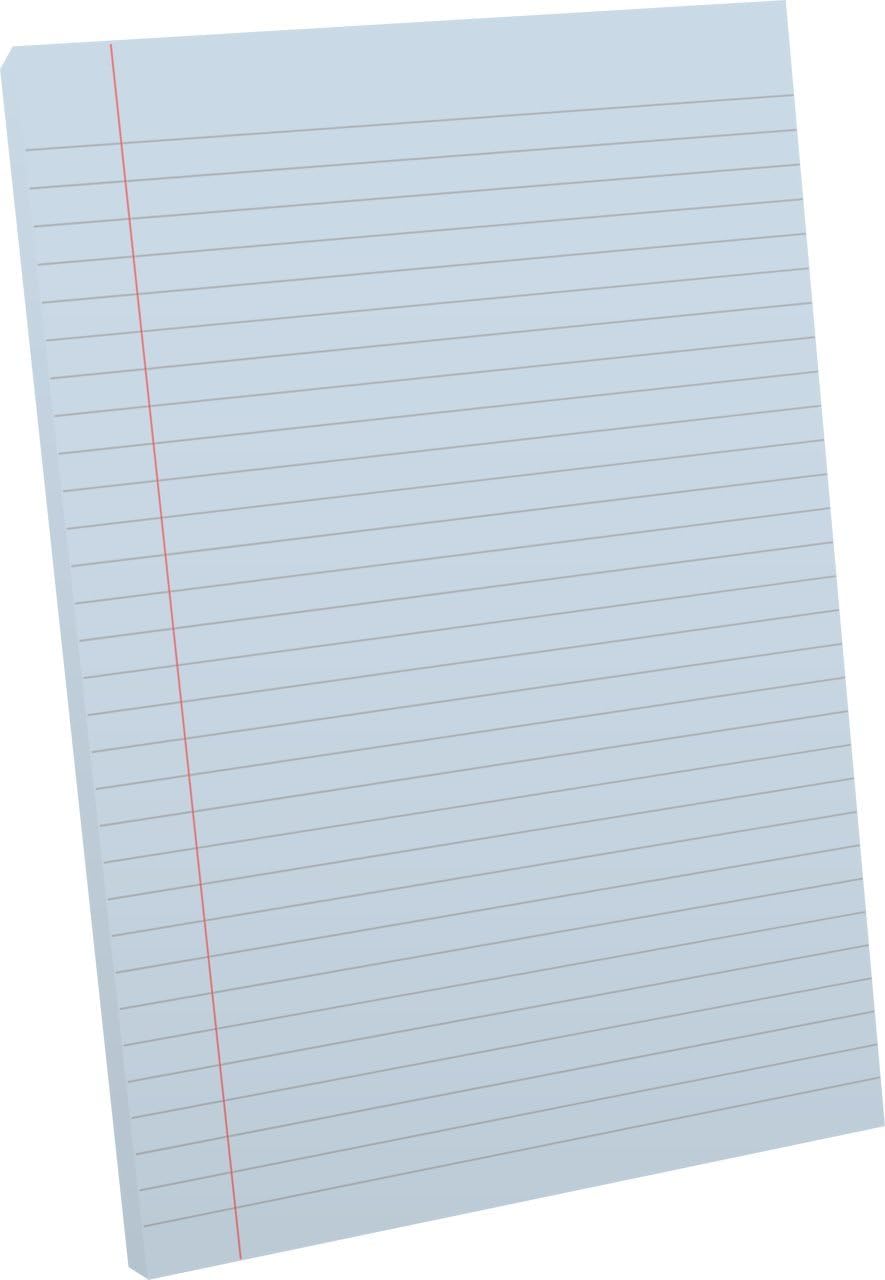 Rhino Blue Paper Refill Pad 8mm Lines + Margin A4 50 Leaf 100 pages