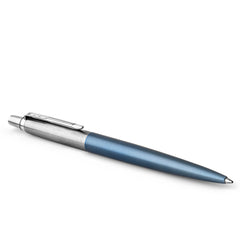 Parker Jotter Ballpoint Pen Waterloo Blue/Chrome Barrel Blue Ink Gift Box - 1953191