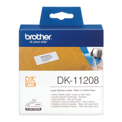 Brother Large Address Label Roll 38mm x 90mm 400 labels - DK11208