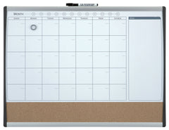 Nobo Combination Board Cork/Magnetic Whiteboard Planner Arched Frame 585x430mm 1903813 DD