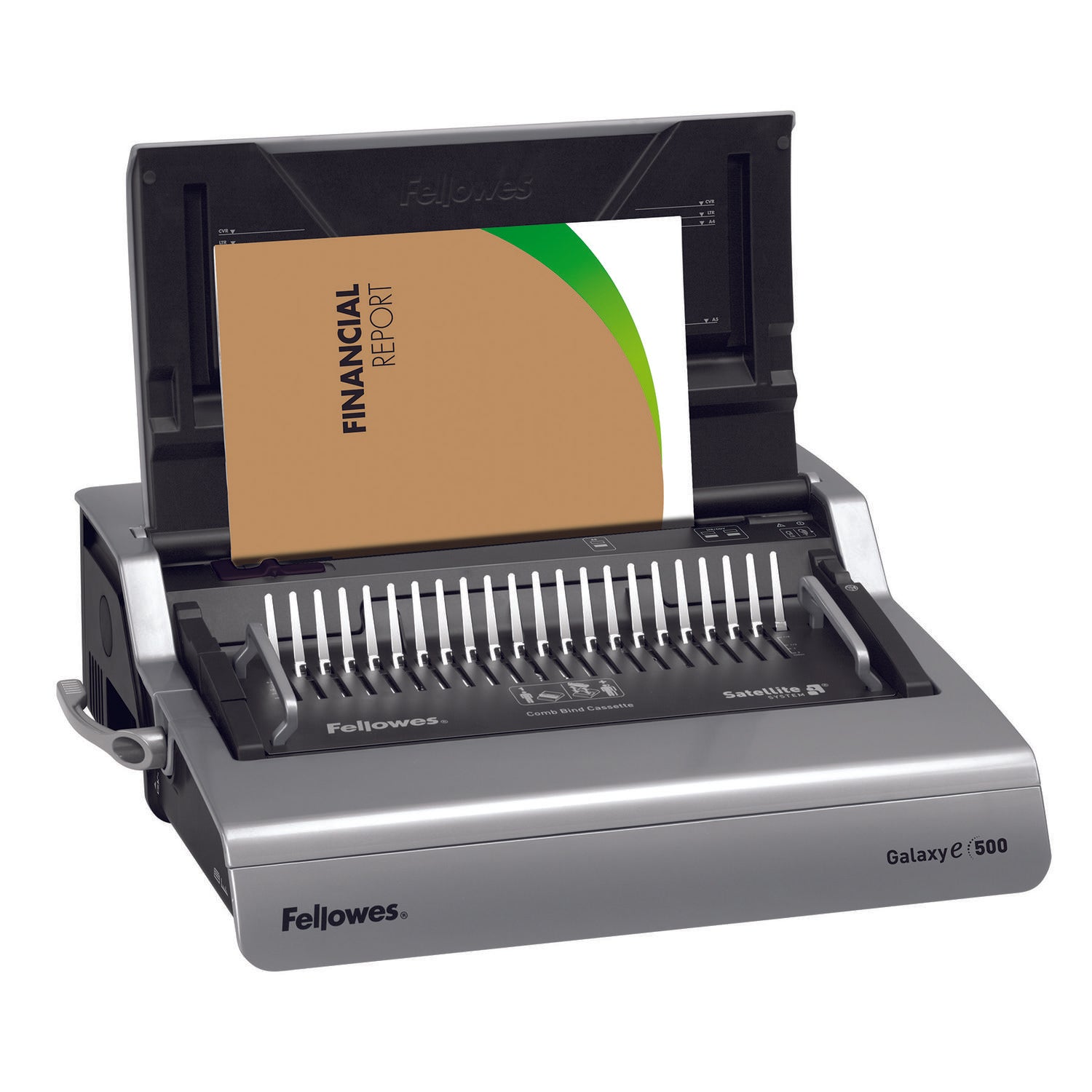 Fellowes Galaxy-E Electric Comb Binding Machine Black/Silver 5622101