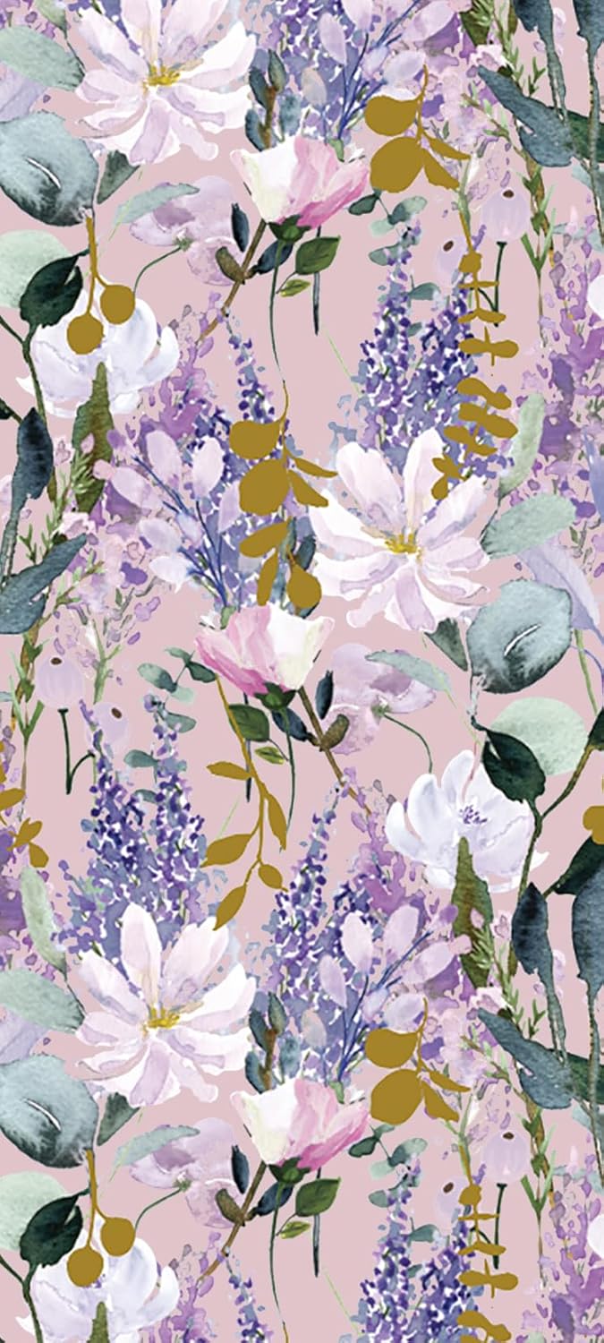Glick Luxury Gift Wrap tissue paper in Buddleia color, elegant floral design for premium gift packaging.