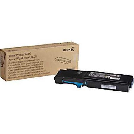 Xerox Cyan High Capacity Toner Cartridge 6k pages for 6600 WC6605 - 106R02229