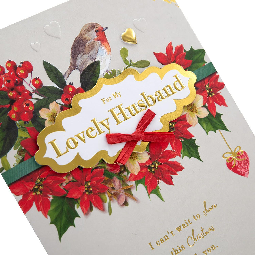 Husband Open Christmas Card – Heartfelt Festive Greeting