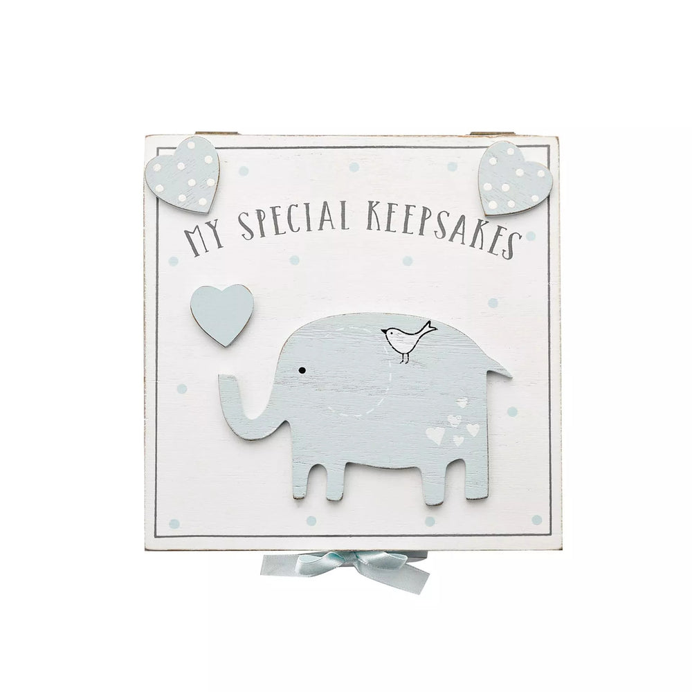 Petit Cheri My Special Keepsake Box 16cm x 16cm - Blue