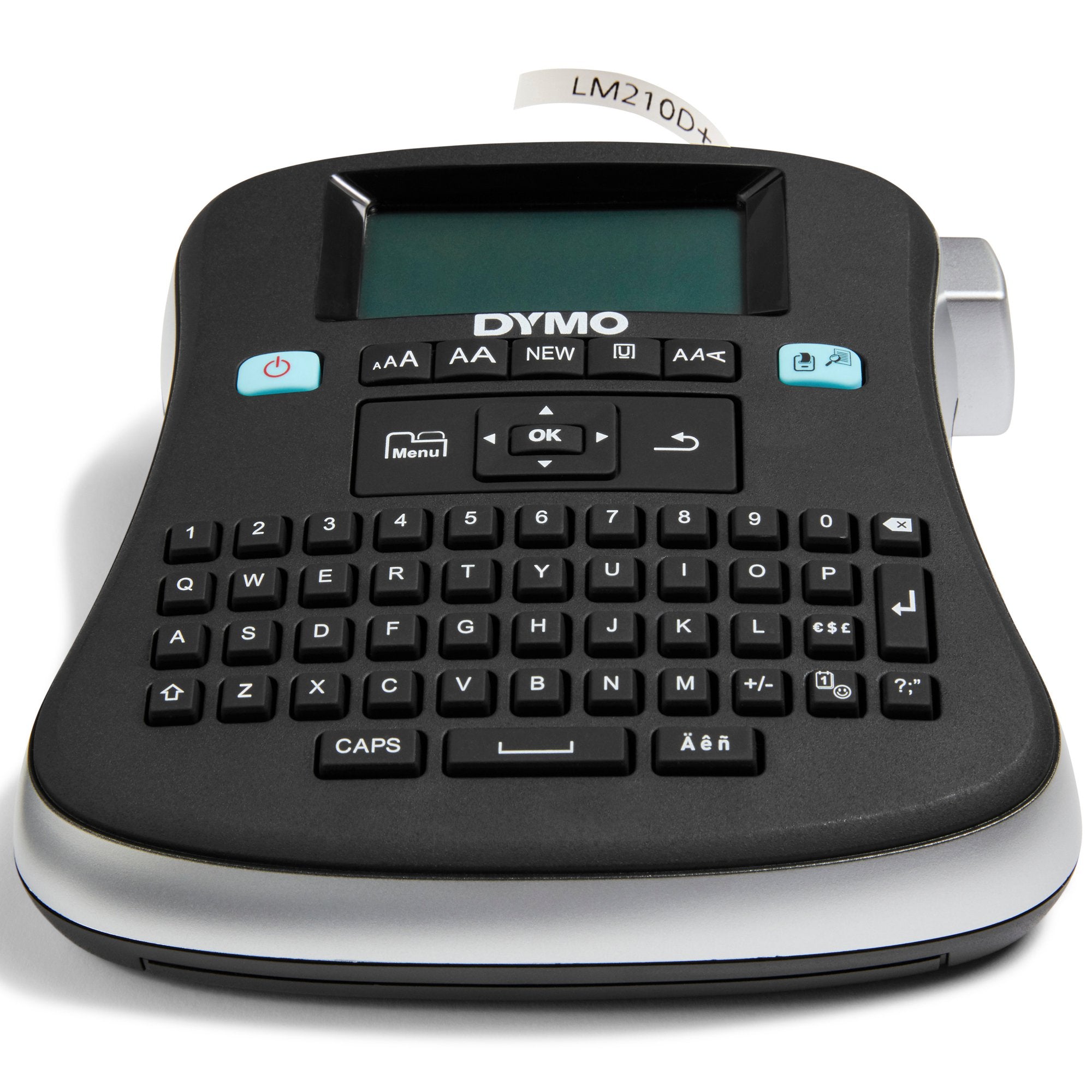 Dymo LabelManager 210D Desktop Label Printer QWERTY Keyboard Black/Silver - S0784440