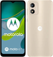Motorola Moto E13 6.5 Inch 4G Dual SIM 2GB RAM 64GB Storage Creamy White Smartphone