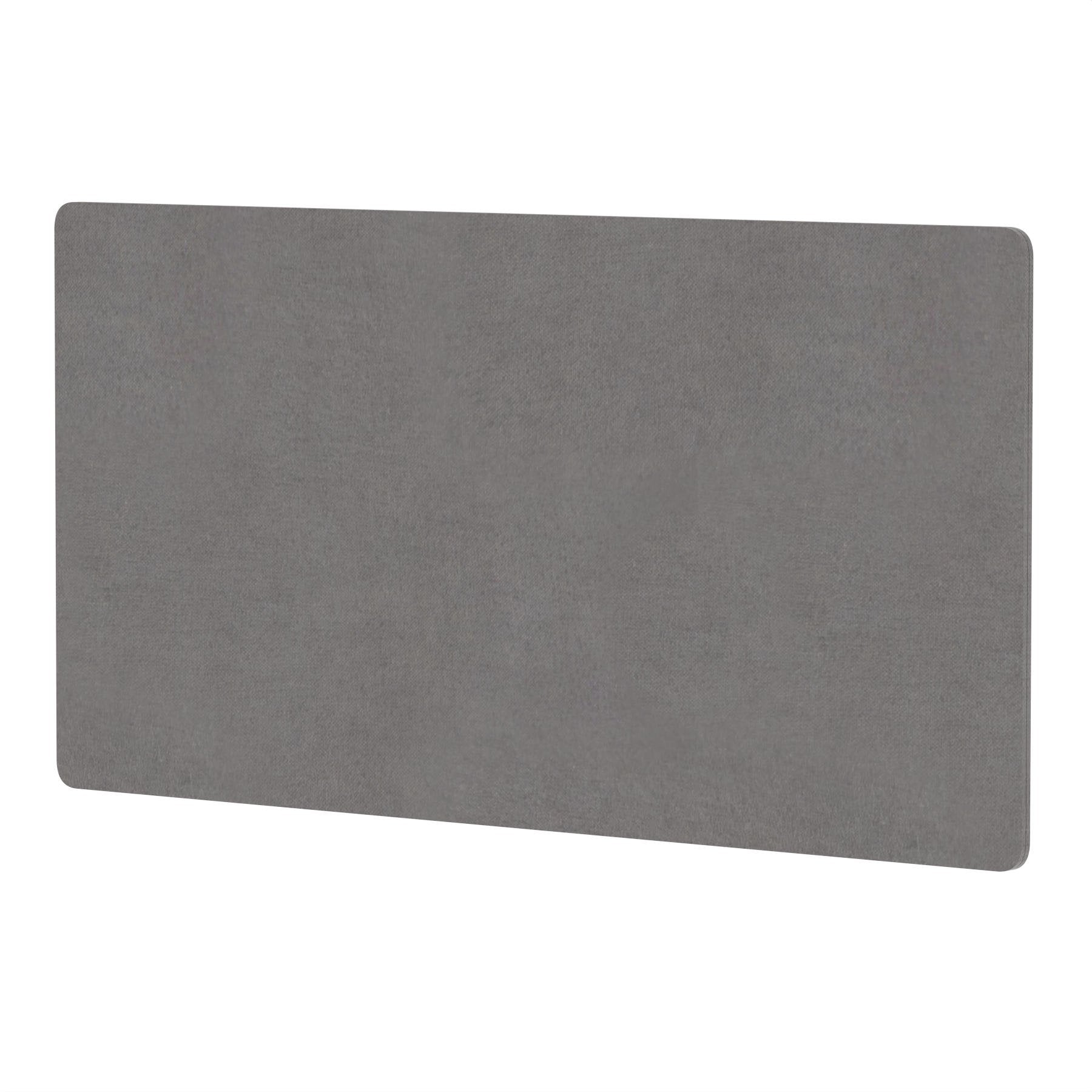 Dynamic Air Back-to-Back Desk Divider Screen W1600 x D800mm Grey Fabric - HA03070 DD