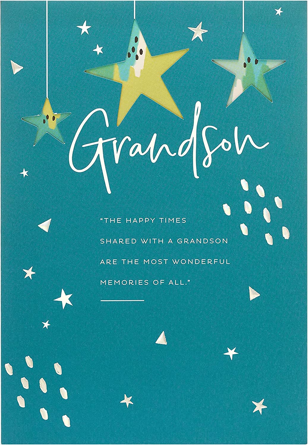 Sentimental Grandson Birthday Card