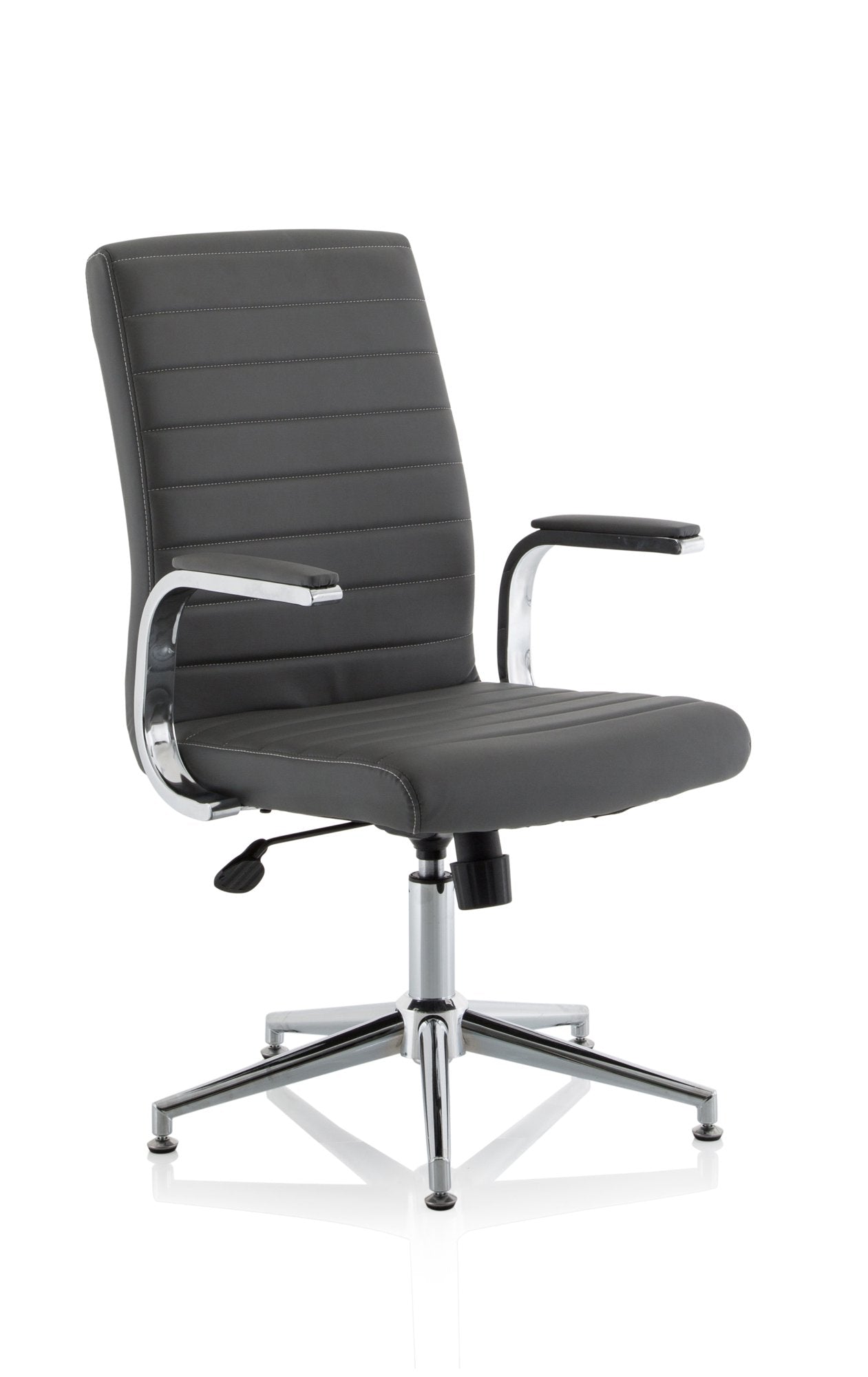 Ezra Executive Leather Chair Grey EX000245 DD