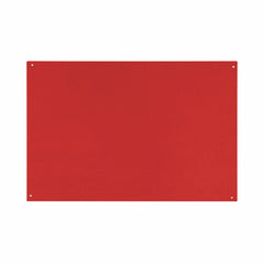 Bi-Office Red Felt Noticeboard Unframed 1200x900mm - FB1446397 DD