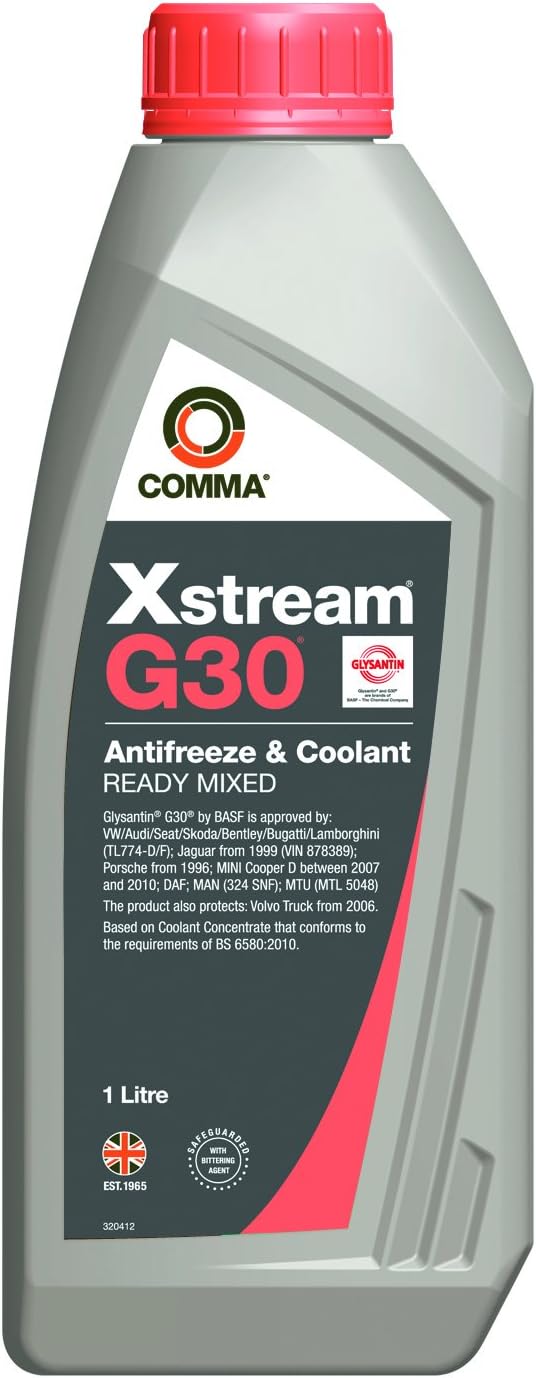 Comma Xstream G30 Antifreeze Ready Mixed 1L