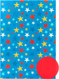 Blue Stars Packaged Wrap