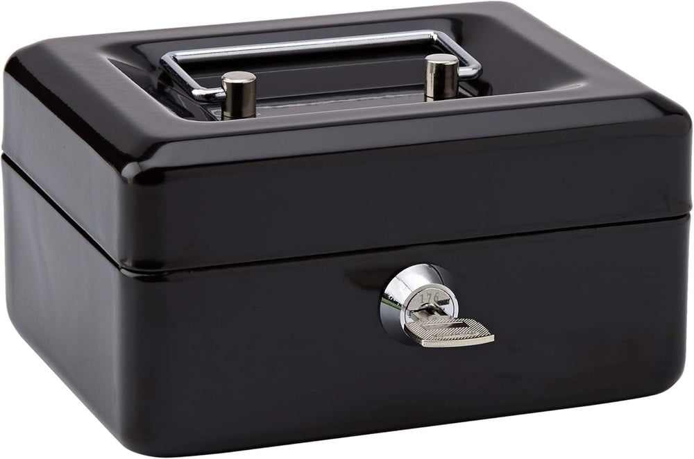 Rapesco Cash Box 6"/15cm - Black