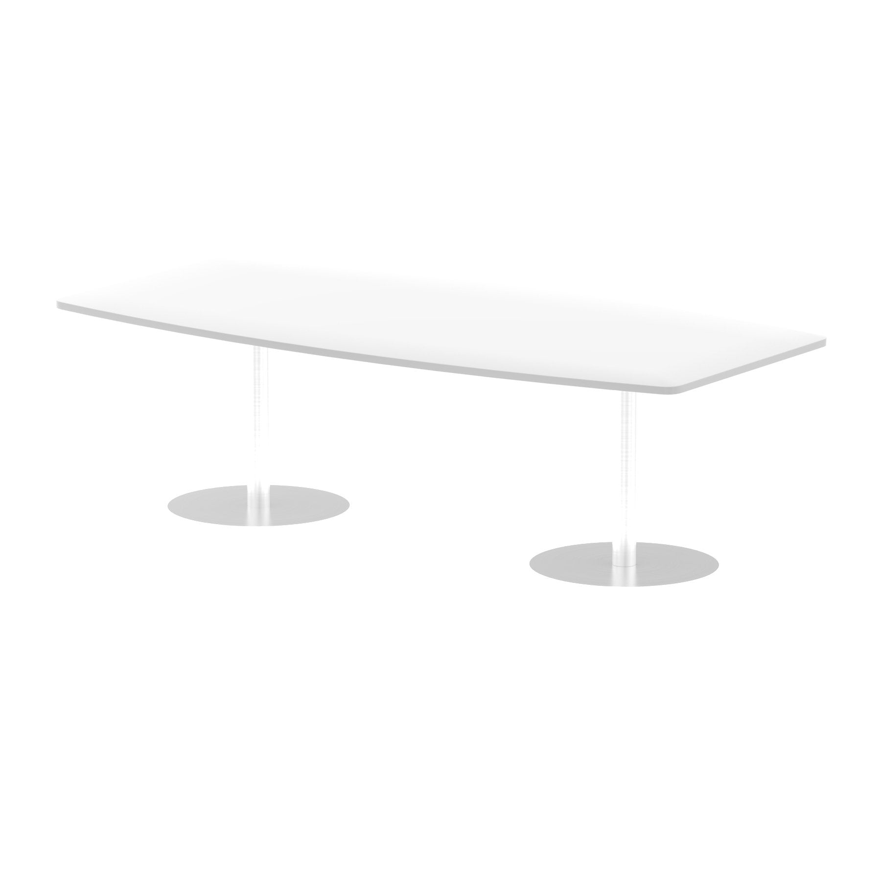 Dynamic Italia 2400mm Poseur High Gloss Table White Top 725mm High Leg ITL0325 DD
