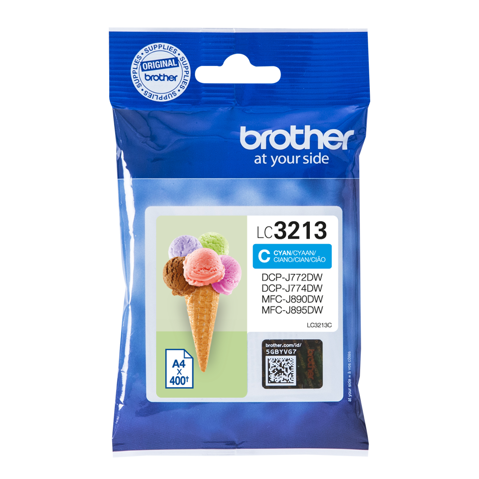 Brother Cyan Ink Cartridge 10ml - LC3213C