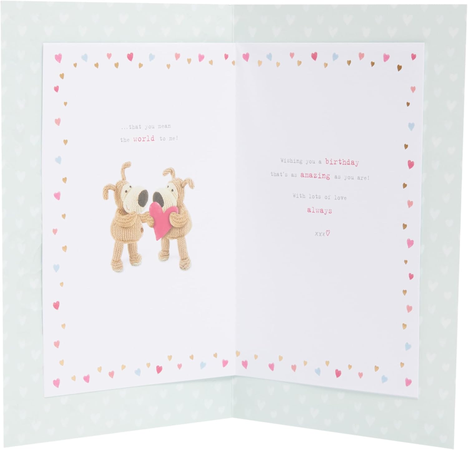 Boofle Birthday Card for The One I Love - Cute Design