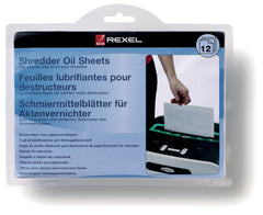 Rexel Shredder Oil Sheets (Pack 12) 2101948