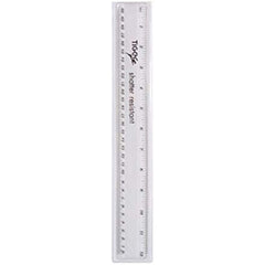 6in/15cm Clear Ruler in Wallet