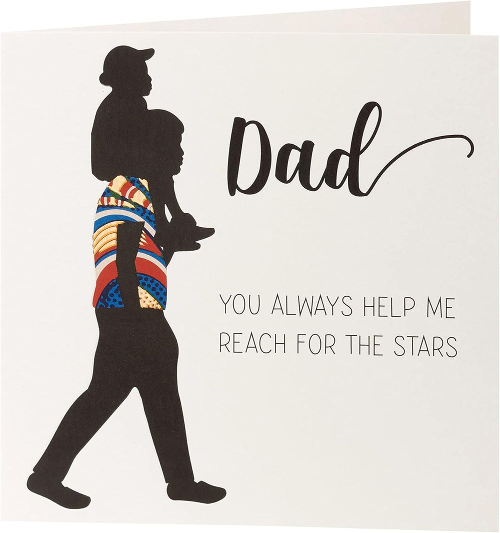 Kindred X Afrotouch - Reach For The Stars Dad - Birthday Card