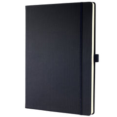 Sigel CONCEPTUM A4 Casebound Hard Cover Notebook Ruled 194 Pages Black CO112