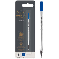 Parker Quink Rollerball Refill for Rollerball Pens Medium Blue (Single Refill) - 1950324