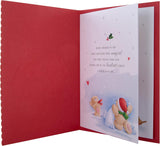 Hallmark Boxed Christmas Card for Fiancée – Cute Forever Friends Winter Love Design