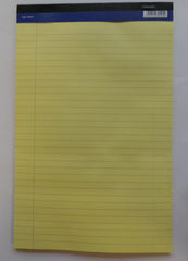 ValueX A4 Executive Memo Pad Ruled 70gsm 100 Page Yellow (Pack 10)
