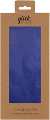 Royal Blue Four Sheets Tissue Paper
